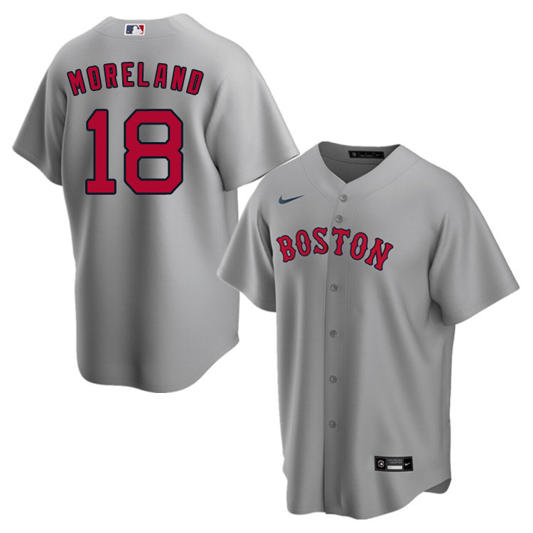 Nike Men #18 Mitch Moreland Boston Red Sox Baseball Jerseys Sale-Gray